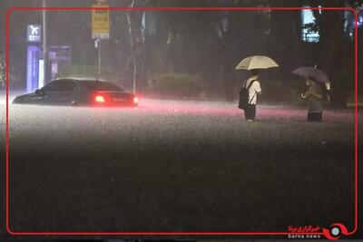 بارش باران در کره جنوبی چهار کشته بر جای گذاشت