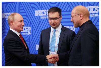 توئیت قالیباف درباره دیدارش با پوتین/ پیگیری توافق مالی دو کشور و پروژهٔ کریدور