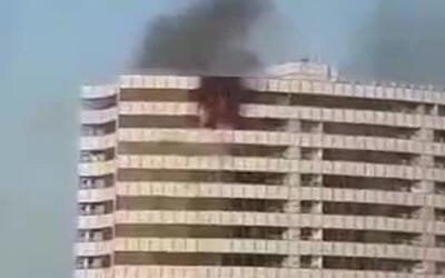 (ویدئو) آخرین وضعیت آتش سوزی هتل دیپلمات کیش