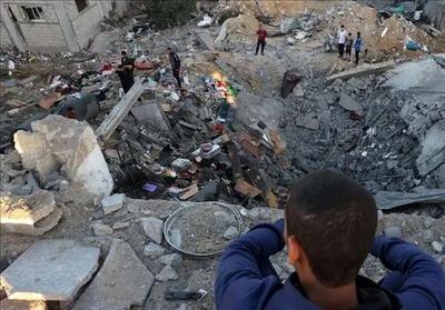 بمباران شدید ۲ منطقه در غزه