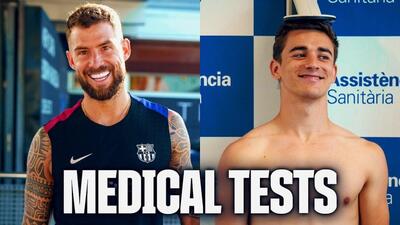 تست پزشکی و آمادگی جسمانی بازیکنان بارسلونا پیش از آغاز تمرینات برای فصل 2024-2025