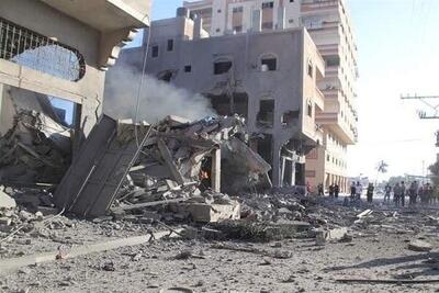 طوفان‌الاقصی| بمباران شدید ۲ منطقه در در نوار غزه