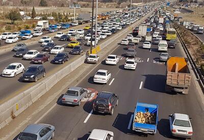 ترافیک سنگین در آزاد راه های البرز