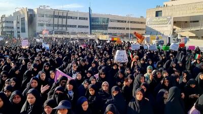 راهپیمایی باشکوه عفاف و حجاب در مشهد