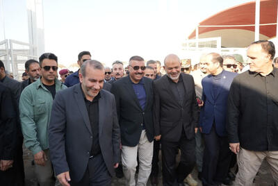 دیدار وزیران کشور ایران و عراق در مرز بین‌المللی خسروی