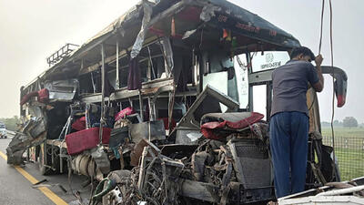 17 کشته و  زخمی در تصادف جاده‌ای در شمال فیلیپین