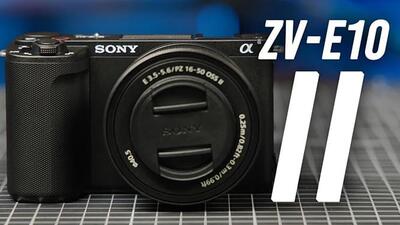دوربین بدون آینه ZV-E10 II سونی با وزن 377 گرم و قیمت 999 دلار معرفی شد