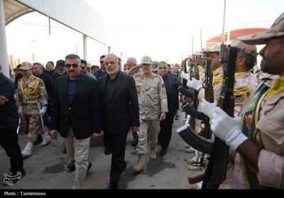 بازدید وزرای کشور ایران و عراق از مرز خسروی- عکس صفحه استان تسنیم | Tasnim
