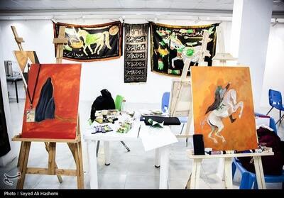 برگزاری کارگاه نقاشی  # محرم #  در شهر بوشهر- عکس صفحه استان تسنیم | Tasnim