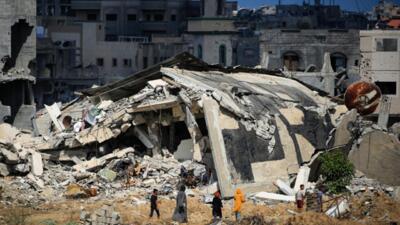 کشف اجساد ۶۰ شهید در محله شجاعیه غزه