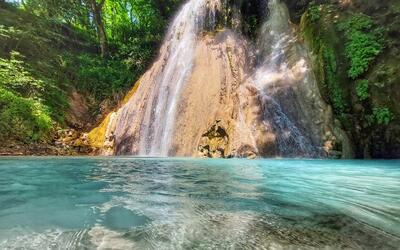 آبشار اسکلیم رود یکی از زیباترین آبشار‌های مازندران و منطقه لفور (فیلم)