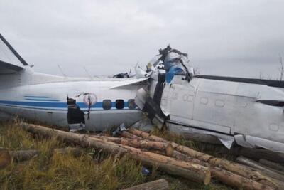 سقوط مرگبار یک هواپیمای مسافربری در روسیه