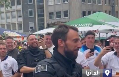 (ویدئو) شباهت پلیس آلمانی به سرمربی انگلیس خبرساز شد