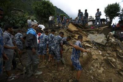 رانش زمین در نپال با ۱۲ کشته و ۶۵ مفقودی
