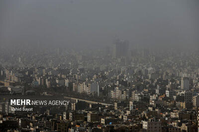 آلودگی هوای پایتخت در صبح تعطیل
