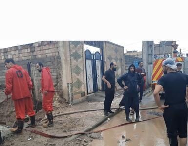 ۱۰ باب منزل روستایی در شهرستان شیروان دچار آبگرفتگی شد