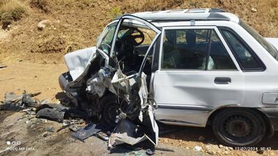 سانحه رانندگی در گیلانغرب یک کشته و یک مصدوم برجای گذاشت