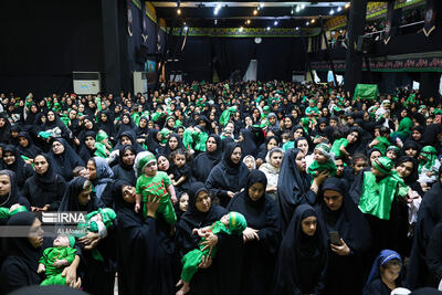 همایش شیرخوارگان حسینی در خوزستان برگزار شد