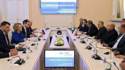 ریاست روسیه بر بریکس فرصت مناسبی برای توسعه روابط تهران ومسکو است