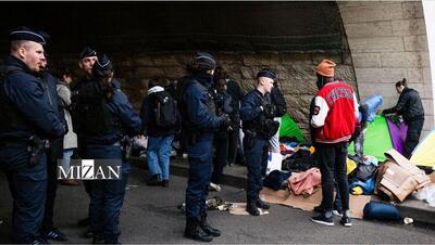 اخراج بی‌خانمان‌ها از پاریس در آستانه آغاز بازی‌های المپیک