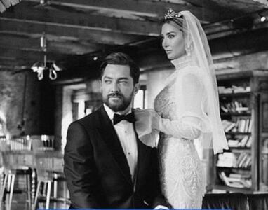 تصویر جدید از استایل بهرام رادان و همسرش در روز عروسی | رویداد24