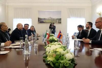 قالیباف با نائب رئیس مجلس ارمنستان دیدار کرد