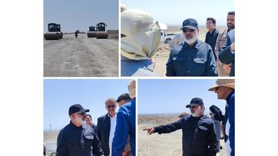 بازدید استاندار سیستان و بلوچستان از پروژه ساخت بزرگراه زاهدان_بیرجند
