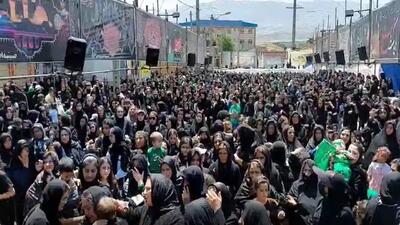 گوشه‌هایی از همایش شیرخوارگان حسینی در مناطق مختلف اهر + فیلم