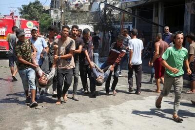 70 کشته در حمله اسرائیل به اردوگاه آوارگان غزه / اسرائیل :‌ فرمانده نظامی حماس،‌ هدف حمله بود / حماس : دروغ است
