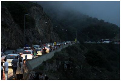 وضعیت محدودیت‌های ترافیکی جاده کندوان در روز یکشنبه