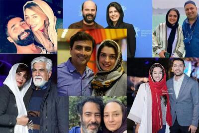 اسامی همه بازیگران مرد 2 زنه سینمای ایران / هر 2 زن بازیگر و جذاب + عکس