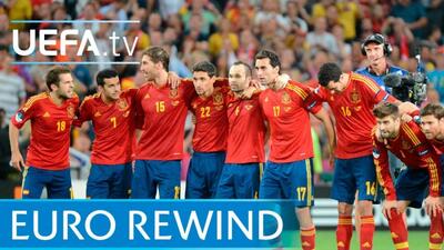ضربات پنالتی بین اسپانیا و پرتغال در فینال یورو ۲۰۱۲