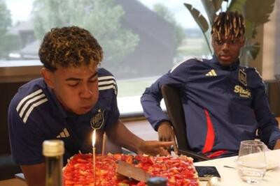 عکس؛ جشن تولد لامین یامال پیش از فینال یورو