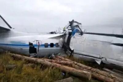 سقوط هواپیمای مسافربری روسیه