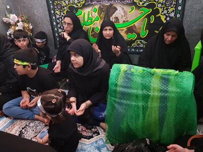 فیلم | آئین شیرخوارگان حسینی در امامزاده عبدالمهیمن بوشهر