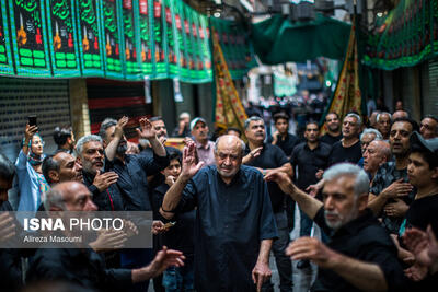 روز هفتم محرم در بازار تهران