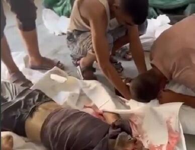 بمباران جنون‌آمیز خان‌یونس/بیش از ۱۵۰ نفر شهید و مجروح شدند+ فیلم