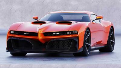 بازگشت پونتیاک GTO در دنیای رندرها، سوپراسپرتی با طراحی هیجان‌انگیز | مجله پدال