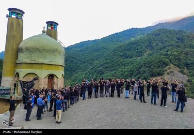 مراسم آئینی علم بندان در ماسوله- عکس صفحه استان تسنیم | Tasnim