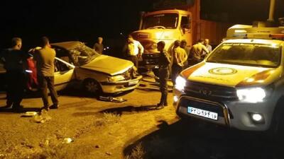 چهار کشته و مصدوم در تصادف پژو و کامیون