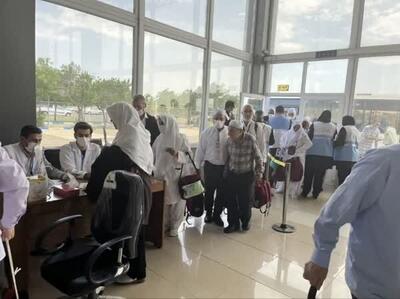 ارائه خدمات مراقبتی برای ۸۹۷ نفر از زائرین حج تمتع در فرودگاه اردبیل