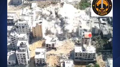 لحظه منفجر کردن خانه‌های فلسطینیان توسط اسرائیل + فیلم