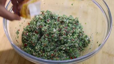 کوکو سبزی متنوع و جدید بسیار خوشمزه و سبک سوخاری و برشته !