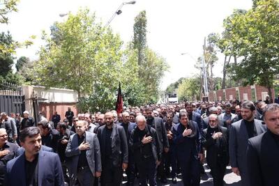 حضور پزشکیان و مخبر در اجتماع عزاداران حسینی نهاد ریاست جمهوری - سایت خبری اقتصاد پویا