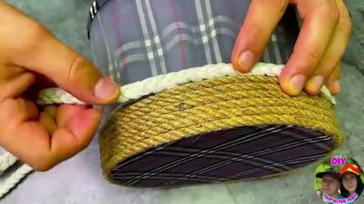 (ویدئو) نحوه درست کردن سبد خرید سنتی با سطل پلاستیکی