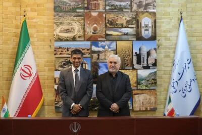 سفیر هند با قائم‌مقام وزیر و معاون میراث‌فرهنگی ایران دیدار کرد