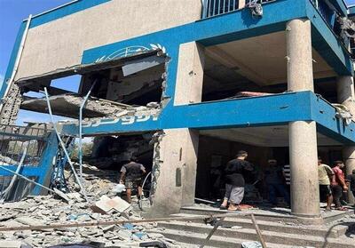 بمباران مدرسه آنروا در غزه/ ۱۲ نفر شهید شدند