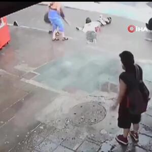 برق پسر جوان و دوست دخترش را در شهر ازمیر خشک کرد / کارگران کابل برق را در آب رها کردند + فیلم