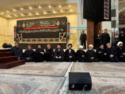 عکس تازه و پُربازدید از پزشکیان در کنار نوه امام