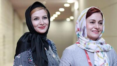 پوشش متفاوت ملیکا و مریلا زارعی در سفر به مشهد + عکس